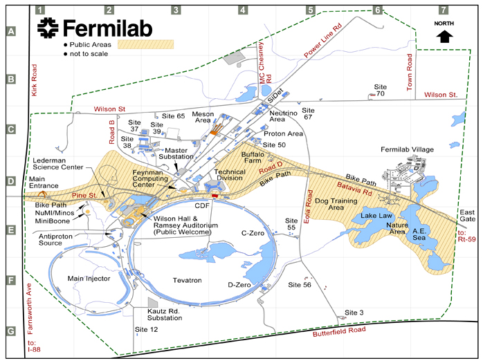 Fermilab Map
