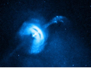 Chandra X-ray image of the Vela Pulsar Wind Nebulae.