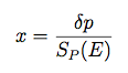 Equation for scaled angular deviation