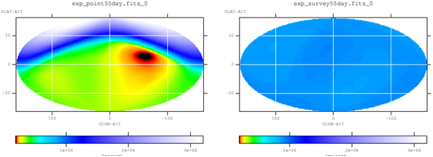 55 day exposure map pointed at Mkn 421